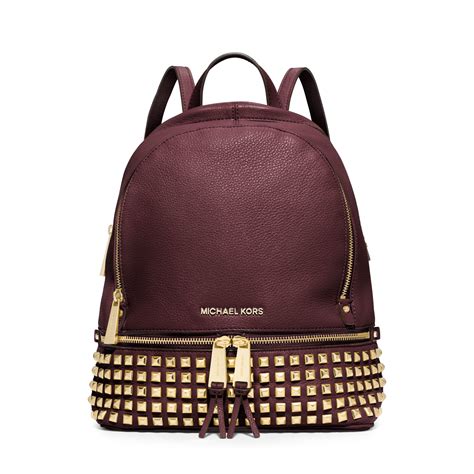 michael kors rhea backpack studded